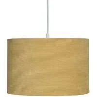 20cm Drum Shade Lampshade - Yellow