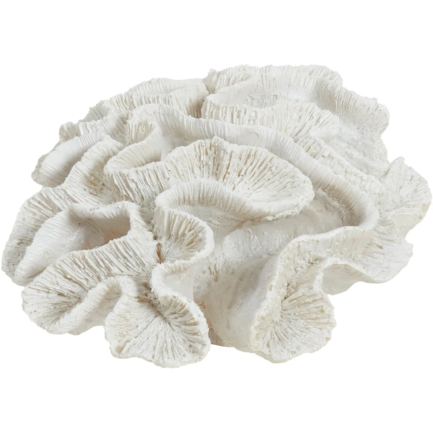 24cm Coral Ornament - White
