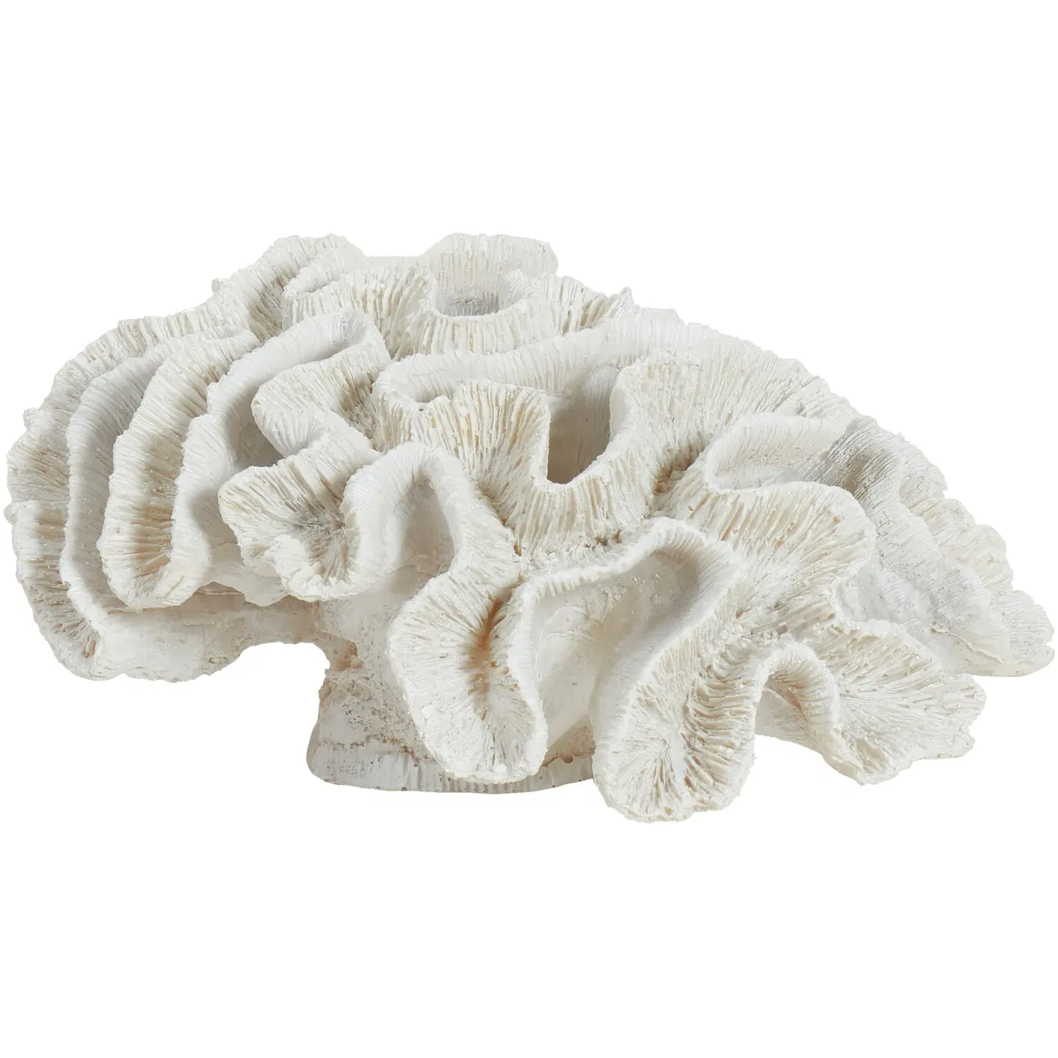 24cm Coral Ornament - White