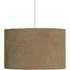 25cm Drum Lampshade - Brown