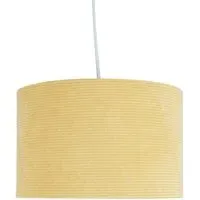 25cm Drum Shade Lampshade - Yellow
