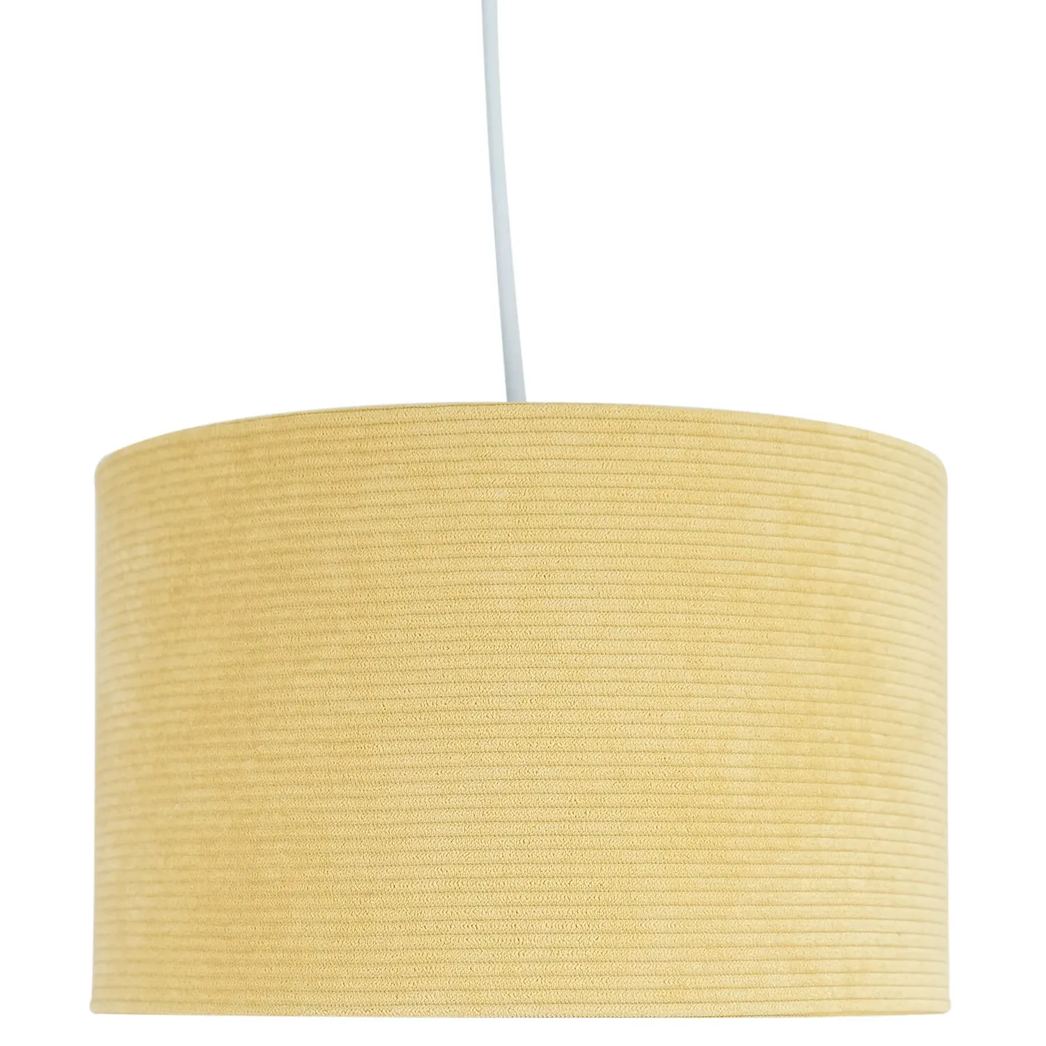 25cm Drum Shade Lampshade - Yellow image