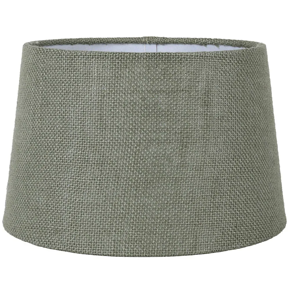 25cm Tapered Lamp Shade - Sage, Linen