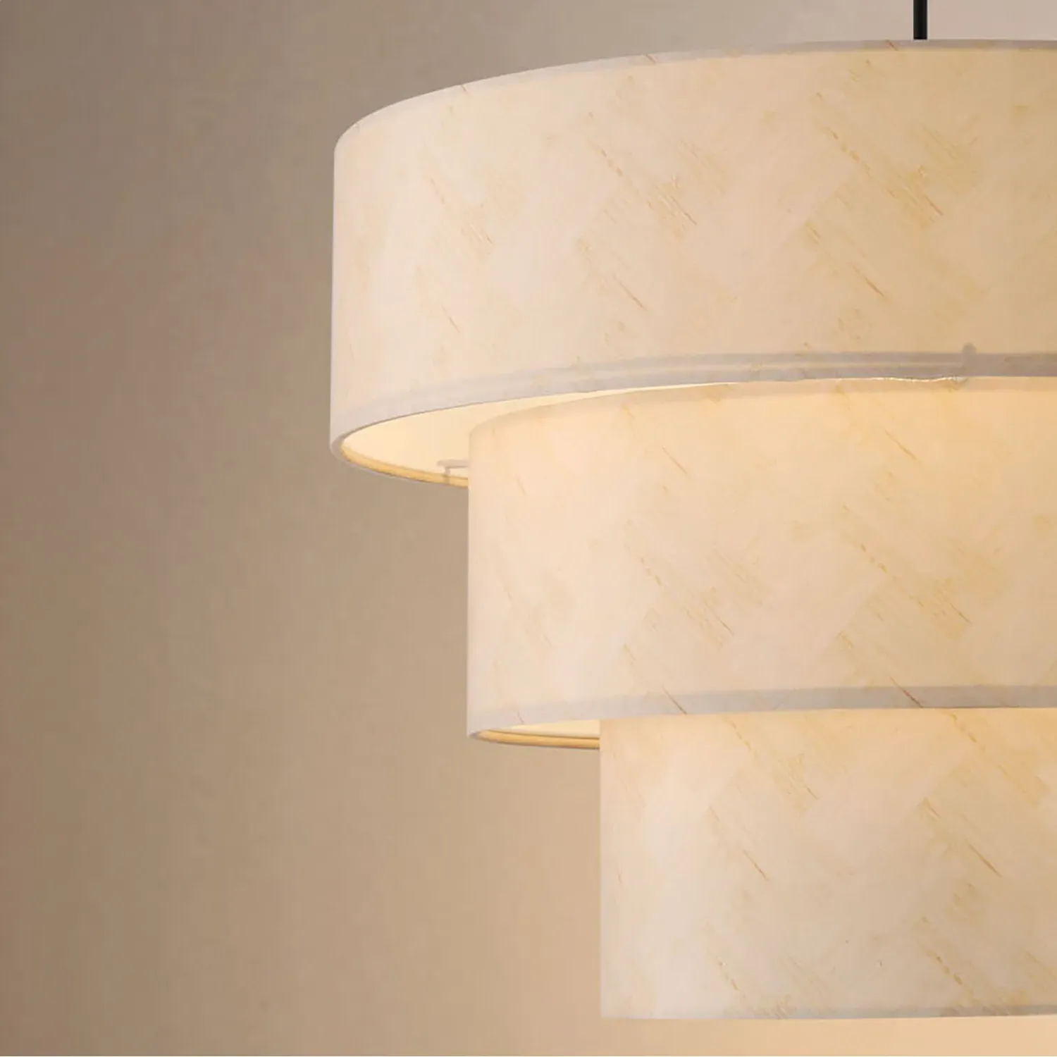 3 Tier Lamp Shade - Natural