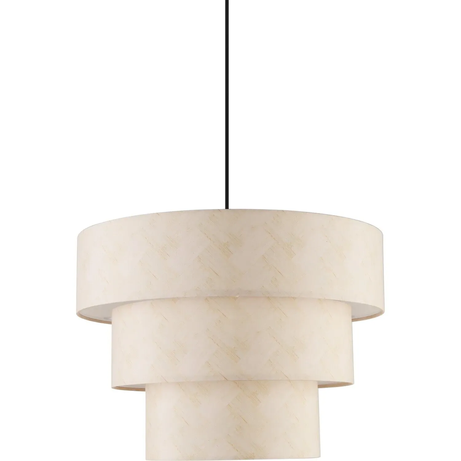 3 Tier Lamp Shade - Natural image