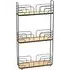 3 Tier Narrow Storage Caddy - Bamboo