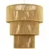 3 Tier Rope Pendant Light Shade - Brown