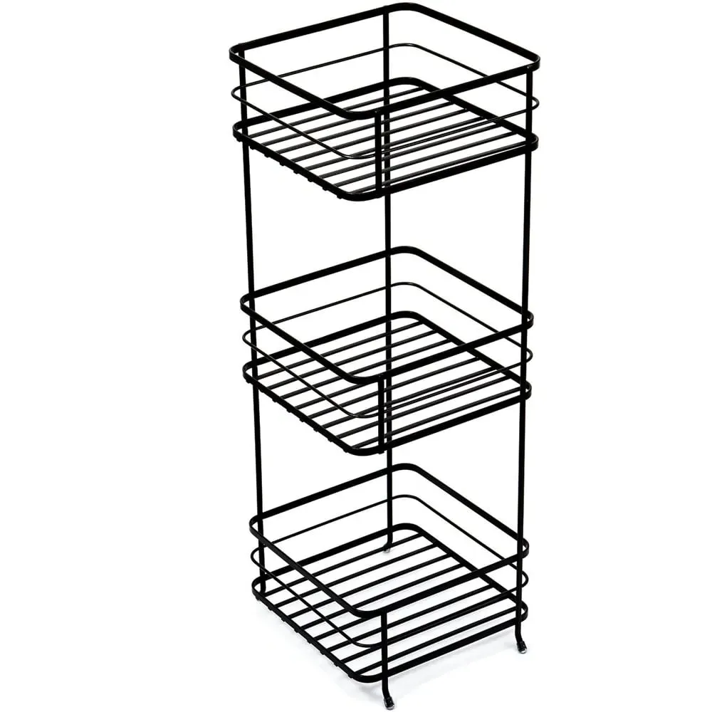 3 Tier Storage Caddy - Black