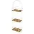 3 Tier Storage Caddy - White, Bamboo