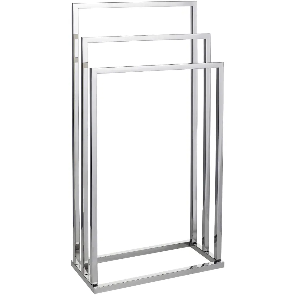 3 Tier Towel Rack - Silver image
