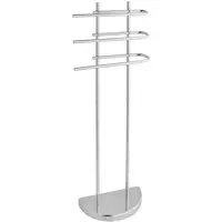 3 Tier Towel Rail - Silver