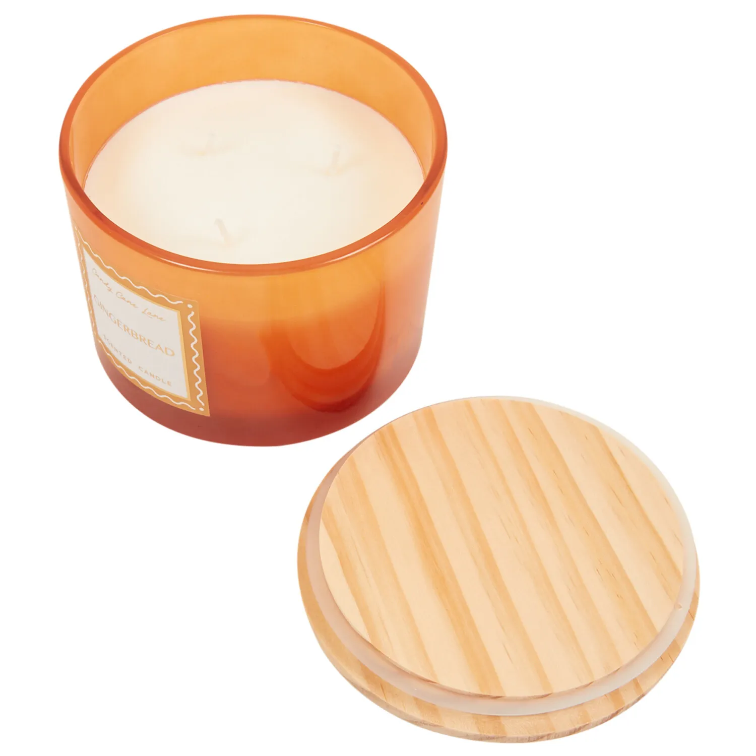 3 Wick Scented Candle - Gingerbread