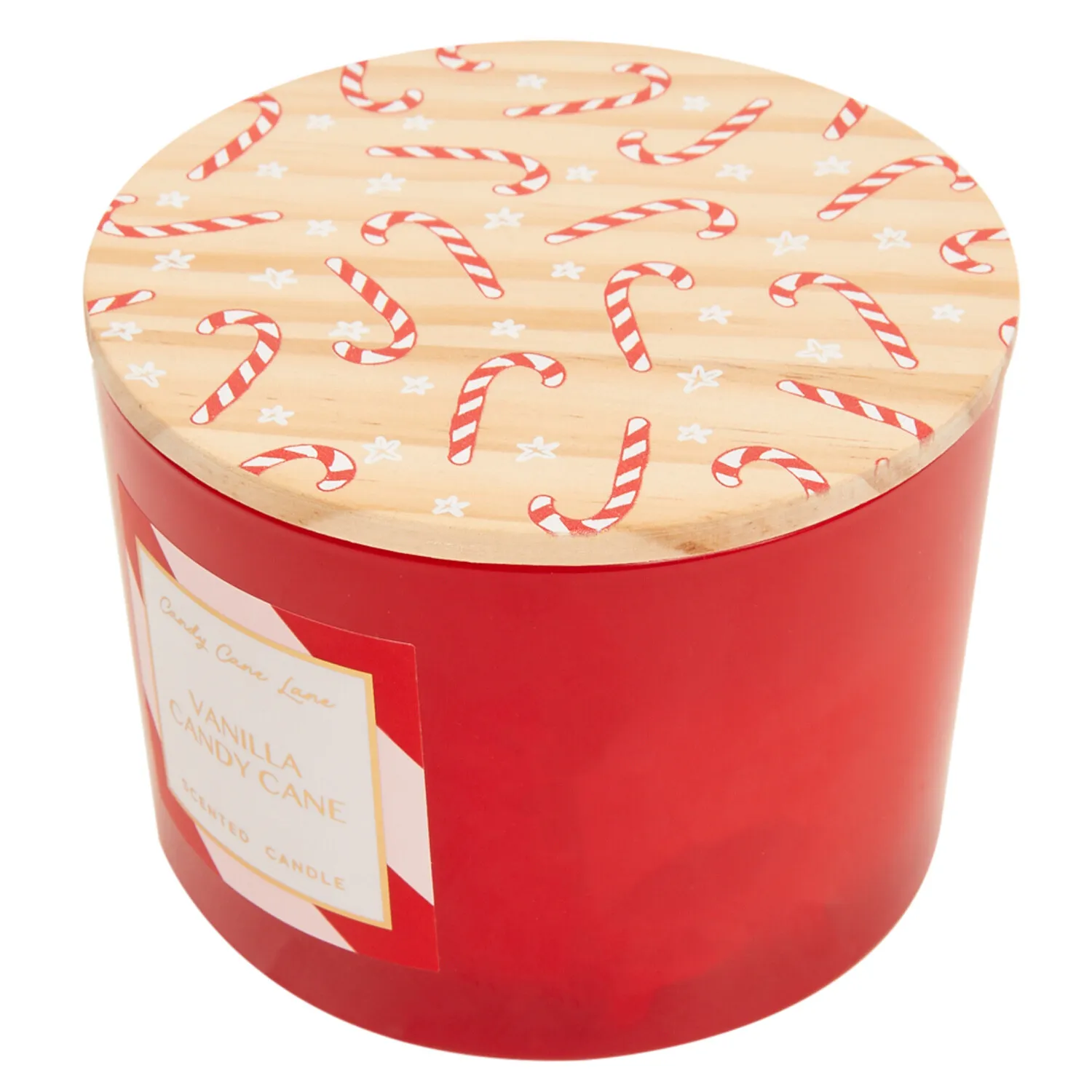 3 Wick Scented Candle - Vanilla Candy Cane