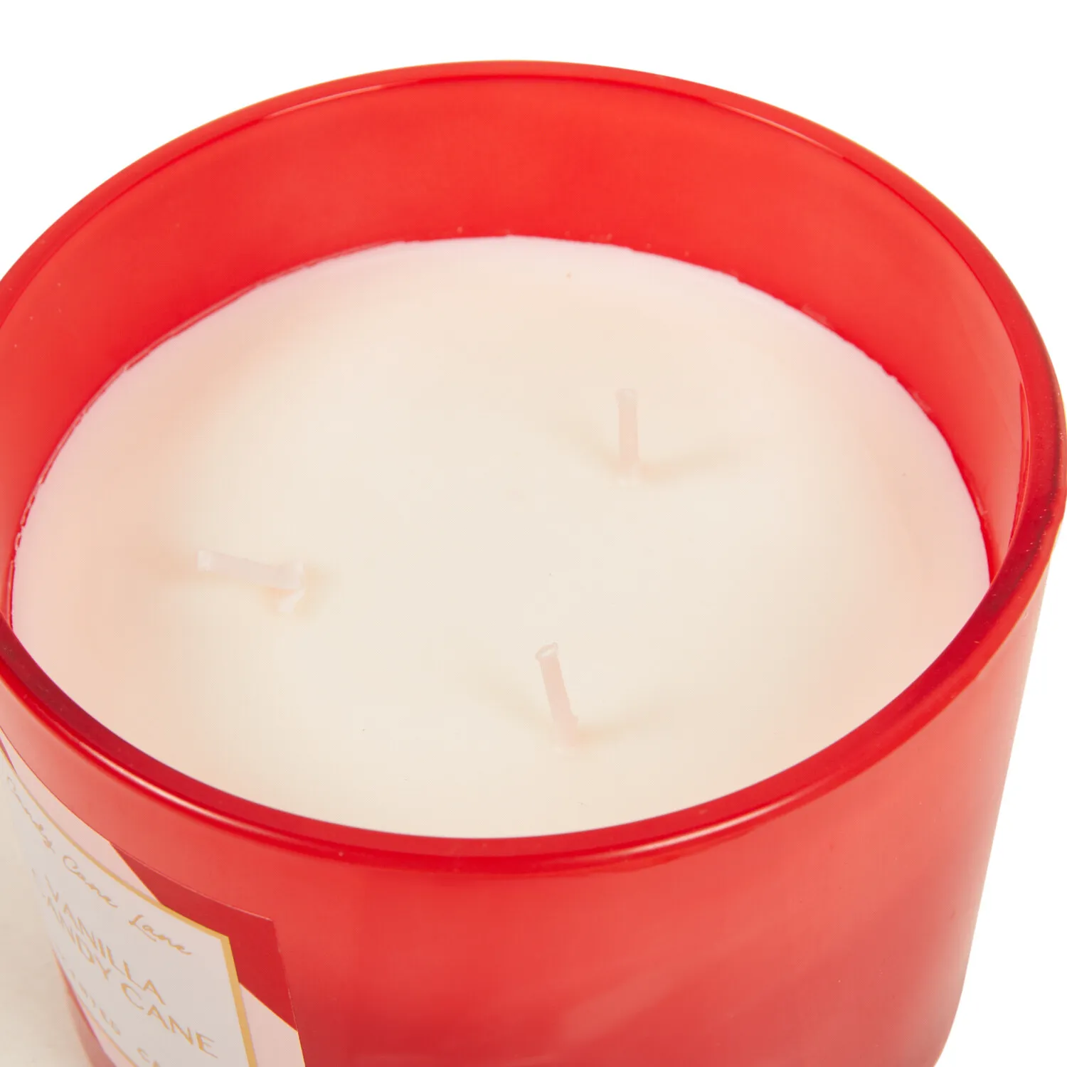 3 Wick Scented Candle - Vanilla Candy Cane