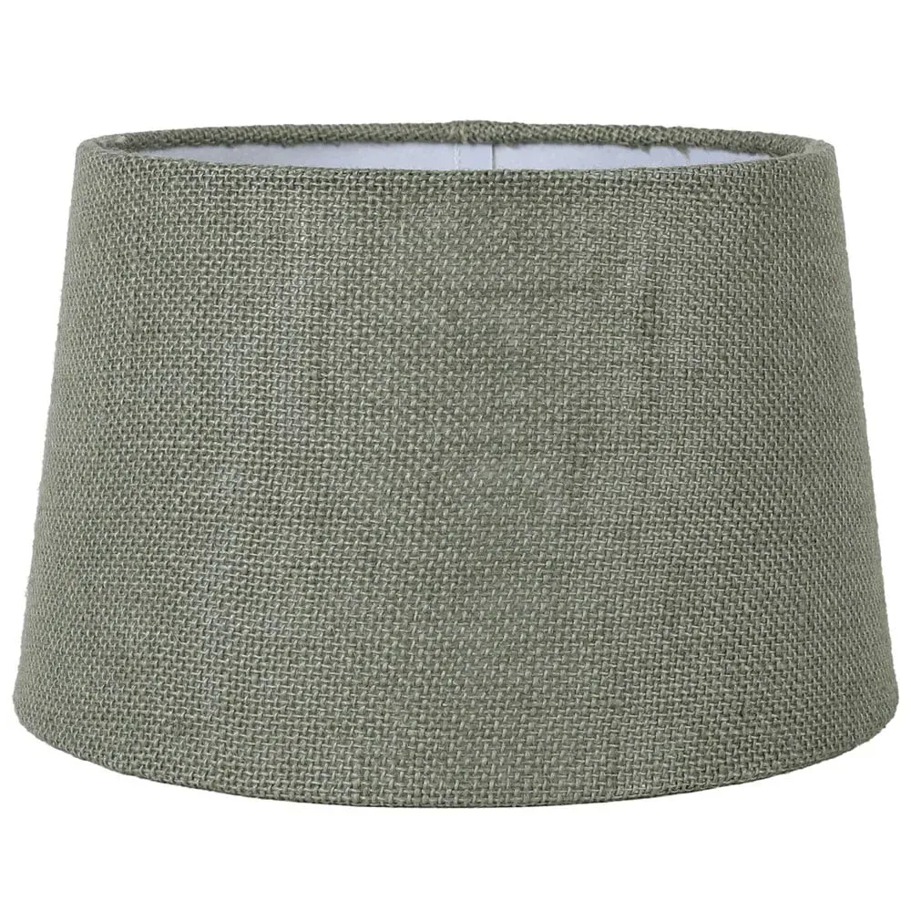 30cm Tapered Lamp Shade - Sage, Linen