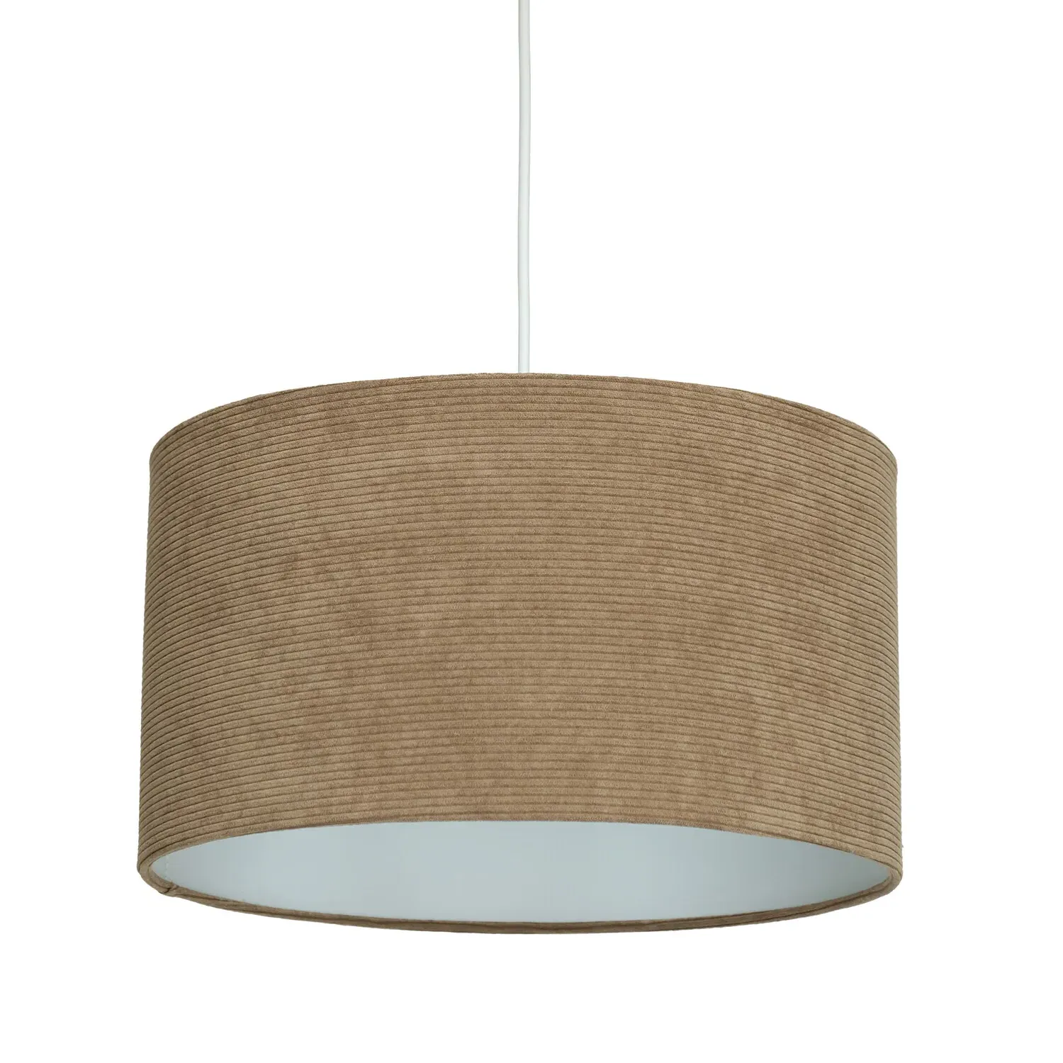 35cm Drum Lampshade - Brown