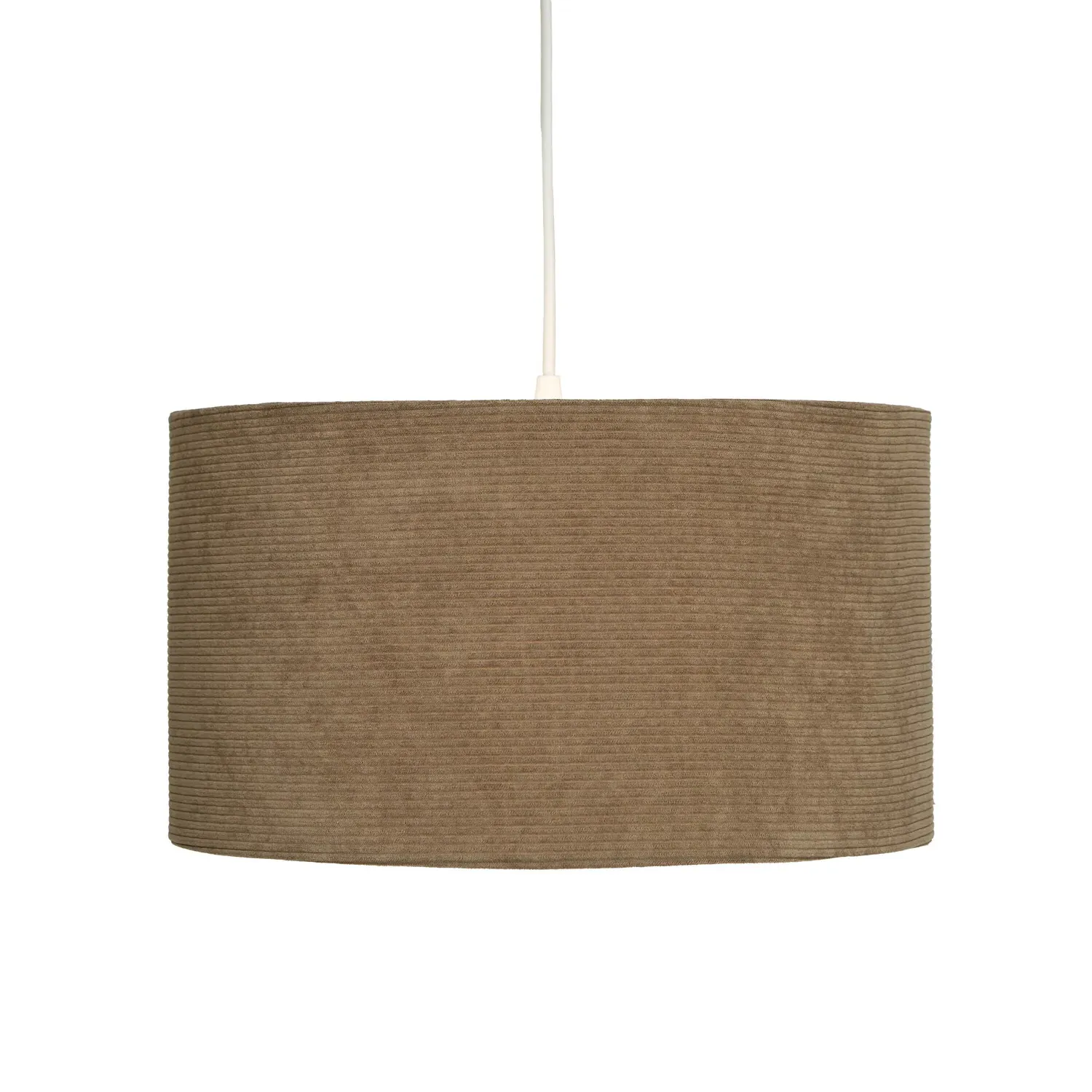 35cm Drum Lampshade - Brown