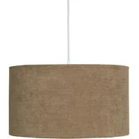 35cm Drum Lampshade - Brown