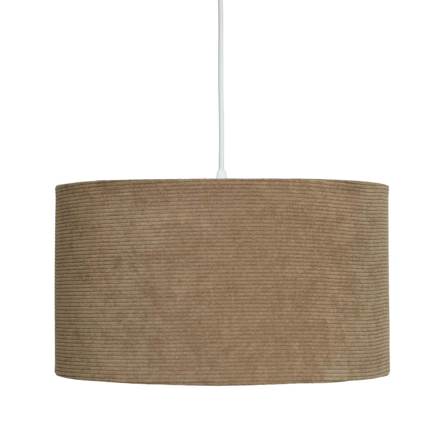 35cm Drum Lampshade - Brown