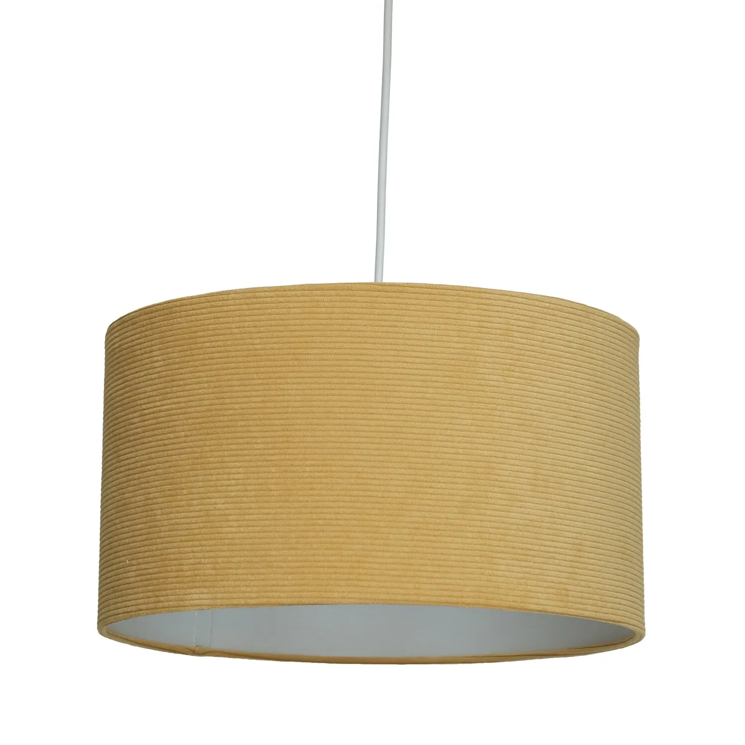 35cm Drum Shade Lampshade - Yellow