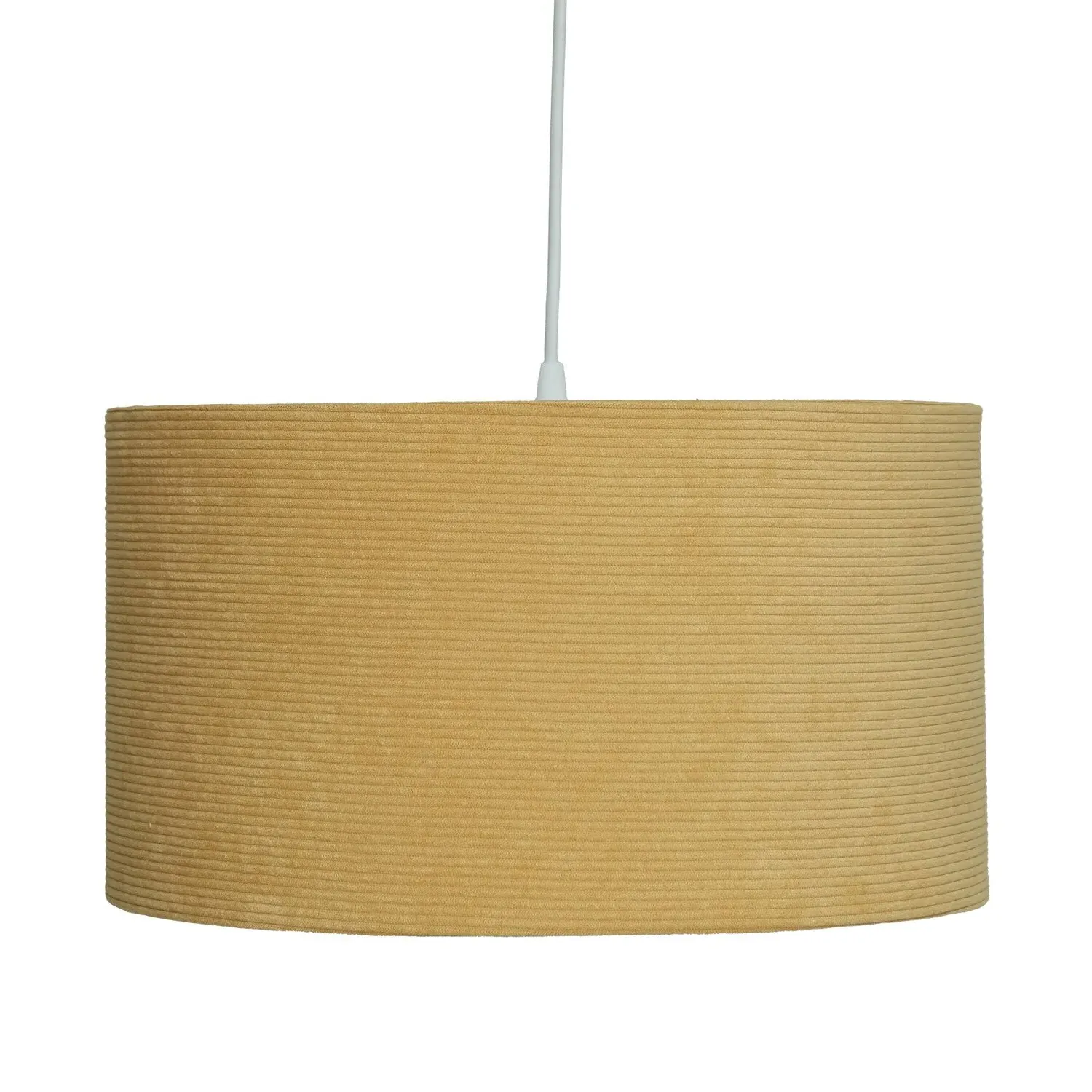 35cm Drum Shade Lampshade - Yellow