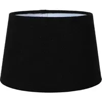 35cm Tapered Lamp Shade - Black, Linen