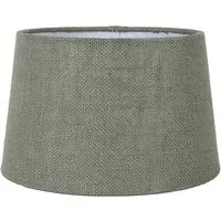 35cm Tapered Lamp Shade - Sage Green, Linen