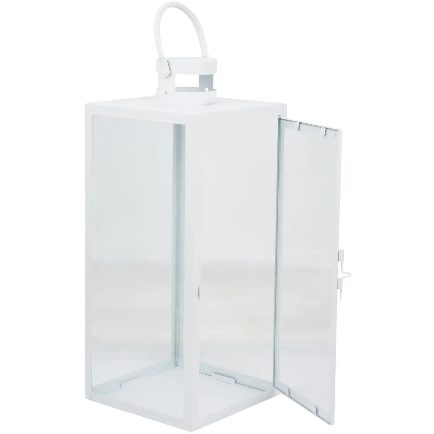 41cm Matte Lantern - White