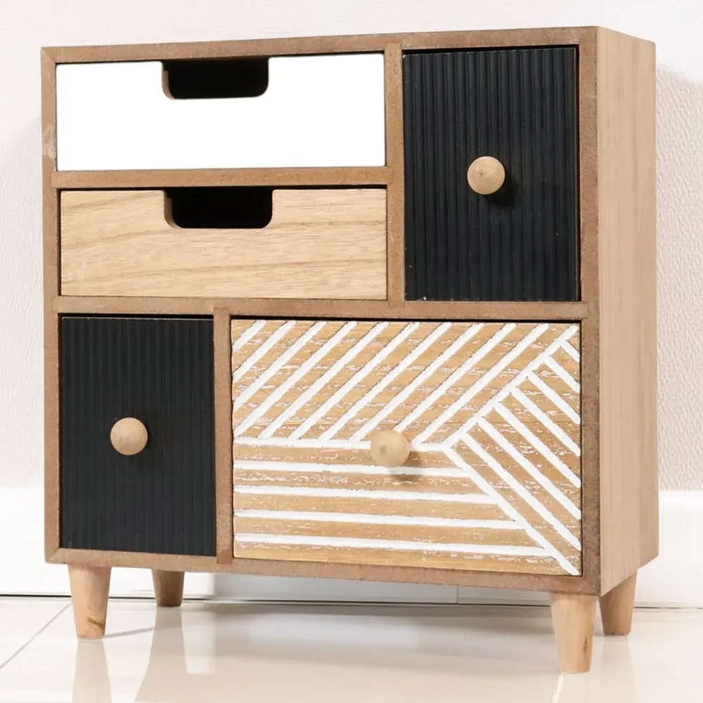 5 Drawer Storage Set - Natural