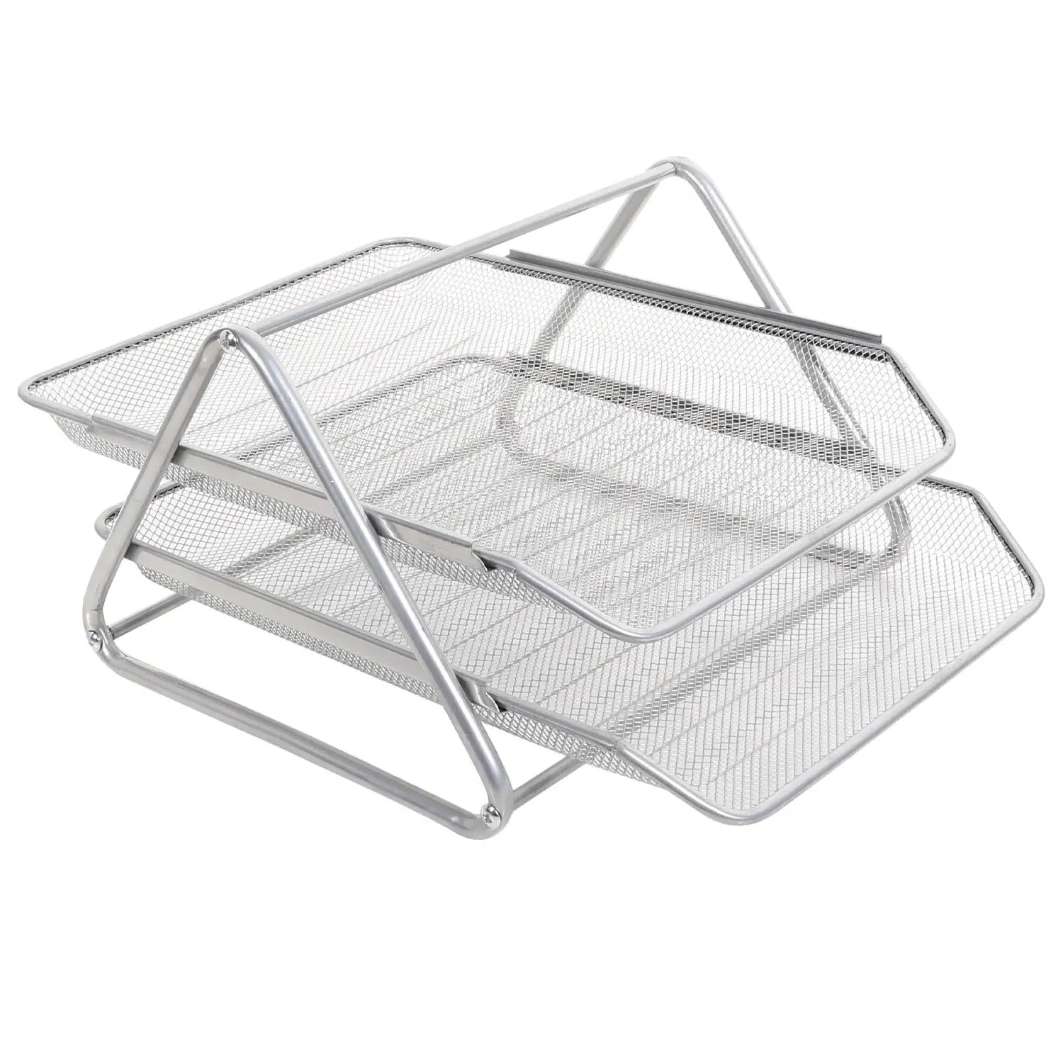 7-Piece Mesh Office Set - Silver