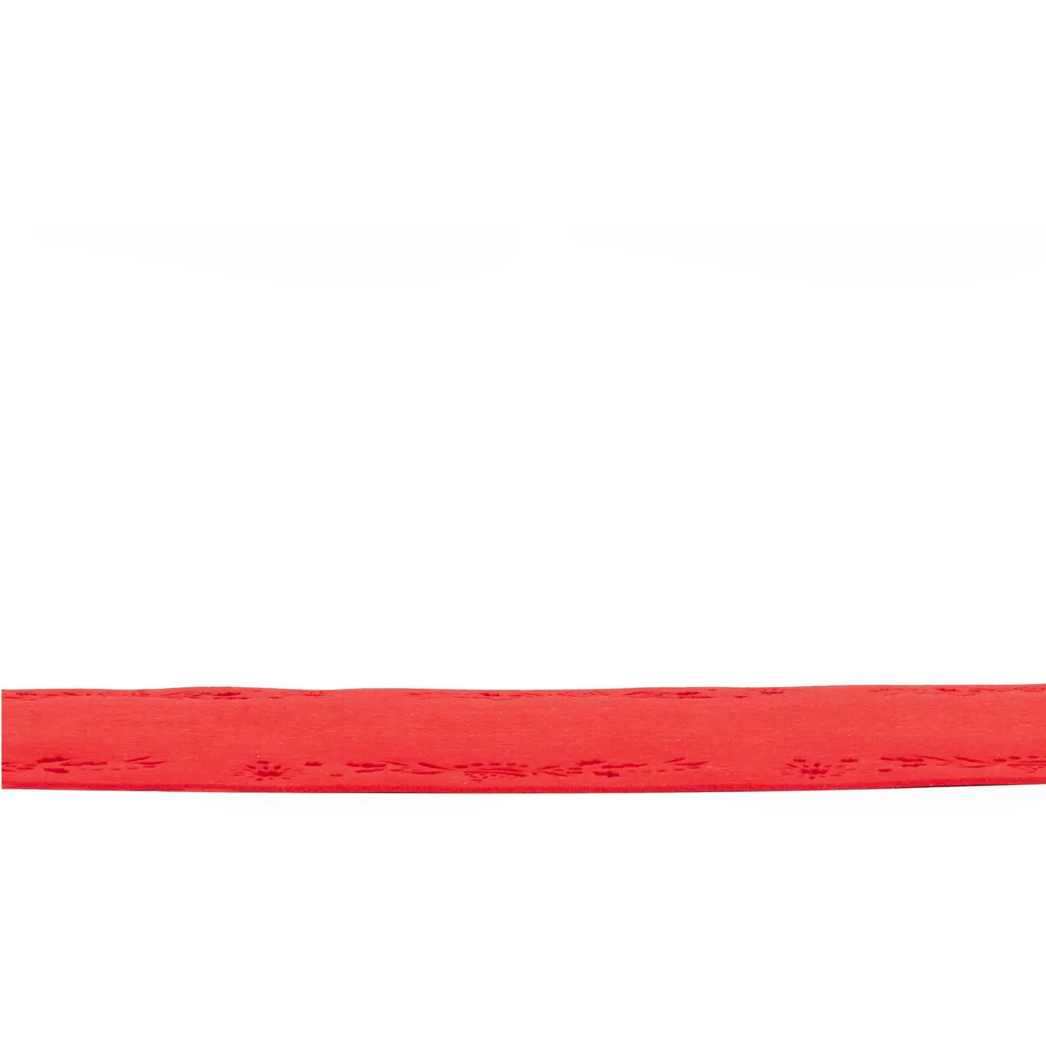 8 Piece Felt Placemat and Coaster Set - Red