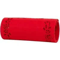 8 Piece Felt Placemat and Coaster Set - Red