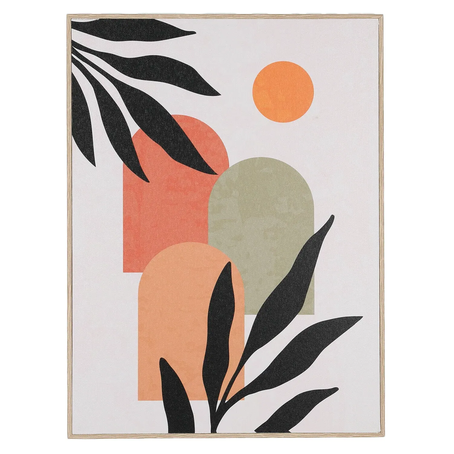 Abstract Canvas - Orange, Terracotta