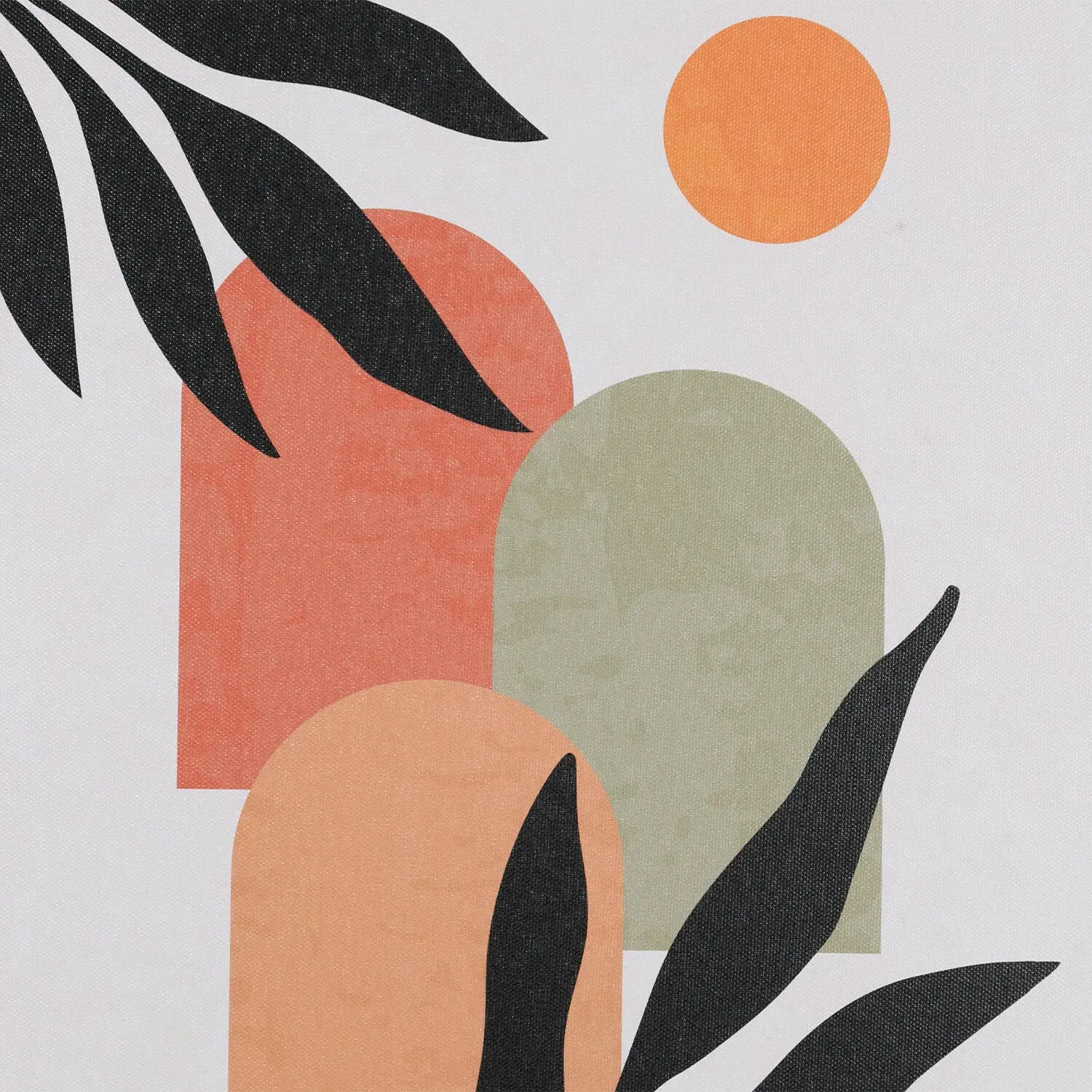 Abstract Canvas - Orange, Terracotta