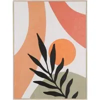 Abstract Canvas - Orange, Terracotta