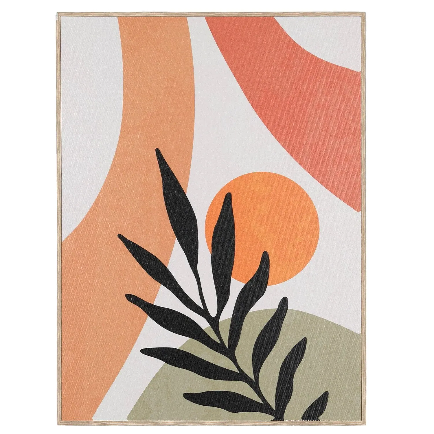 Abstract Canvas - Orange, Terracotta