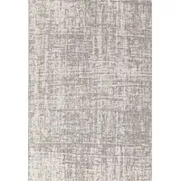Abstract Indoor Outdoor Rug 120cm - Light Grey