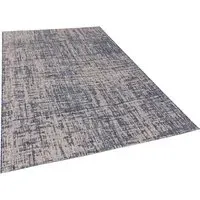 Abstract Indoor Outdoor Rug 160cm - Navy