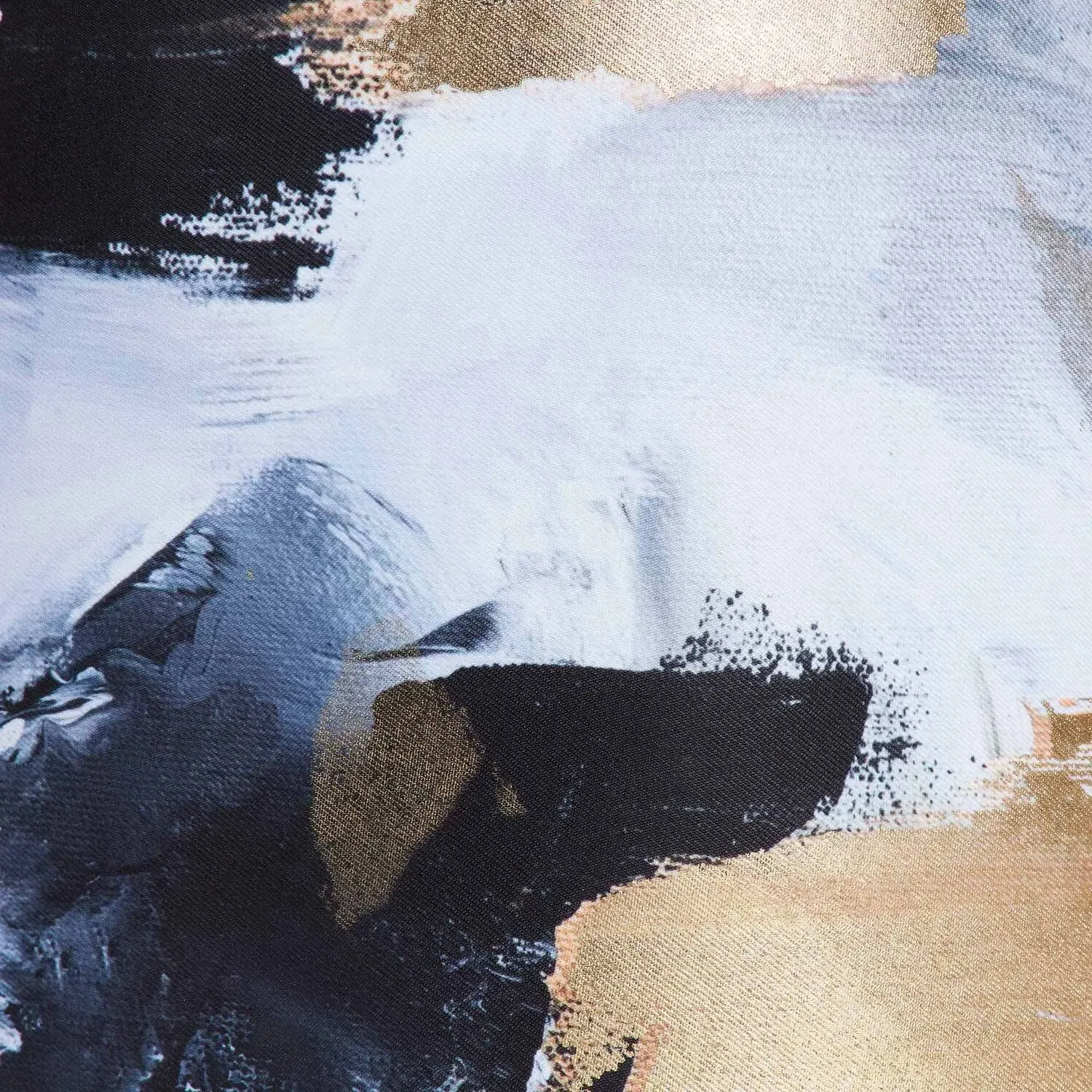 Abstract Tapered Lamp Shade - Black, Gold