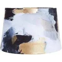 Abstract Tapered Lamp Shade - Black, Gold