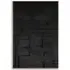 Abstract Textured Wall Art - Black