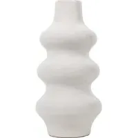 Abstract Vase - White