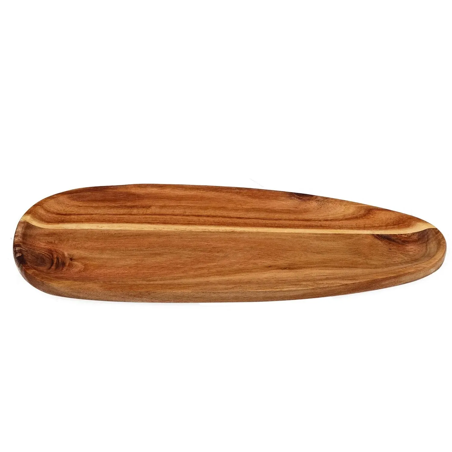 Acacia Wood Oval Long Serving Platter