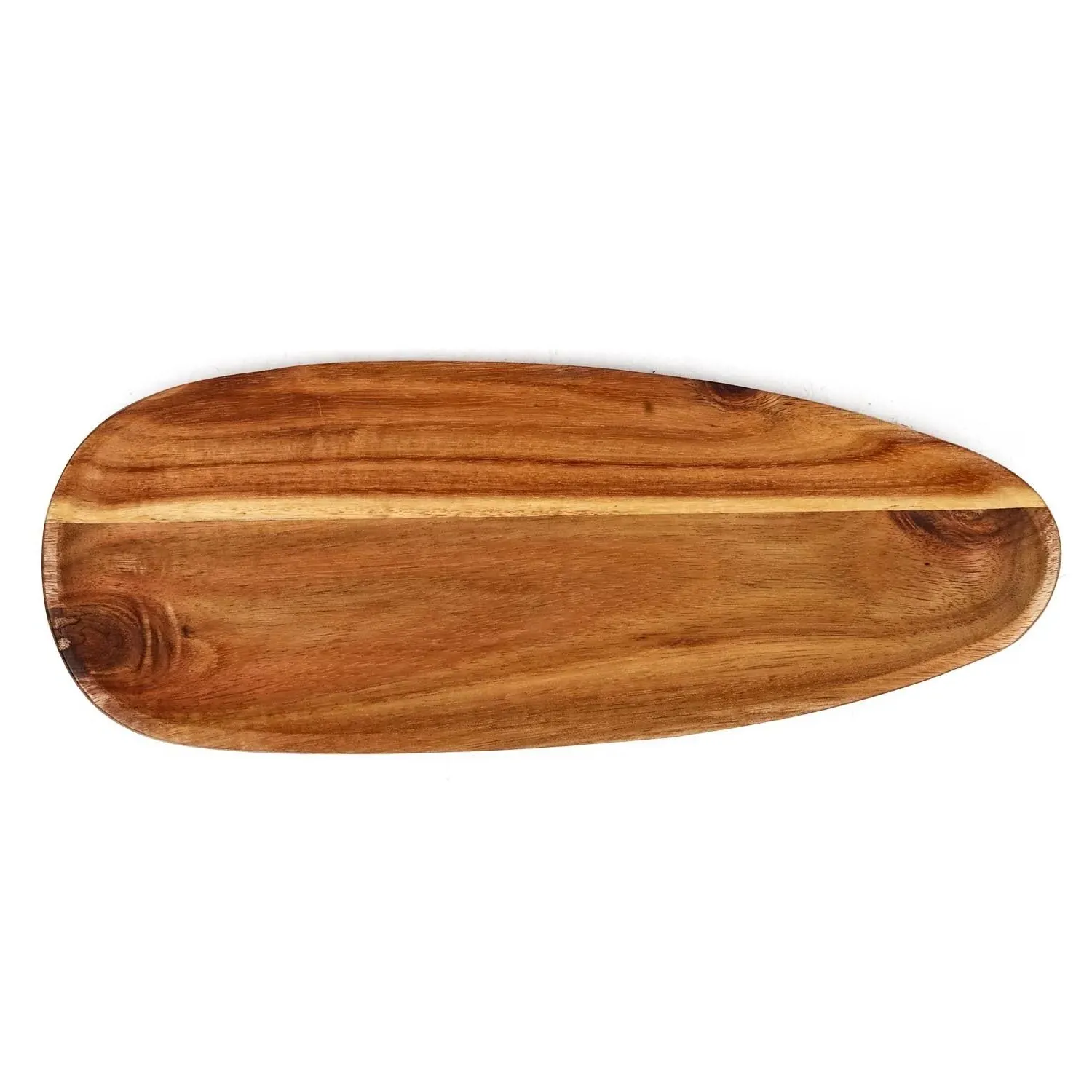 Acacia Wood Oval Long Serving Platter image