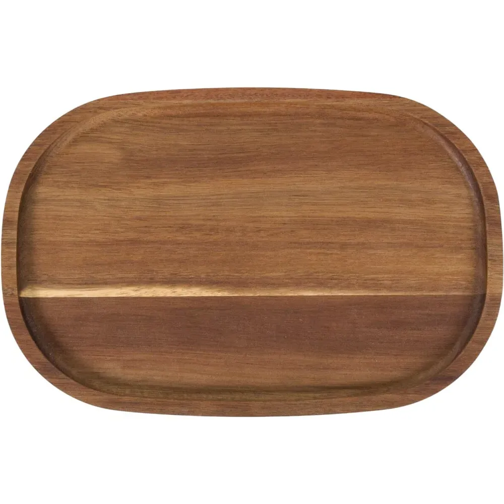 Acacia Wood Oval Serving Platter - Natural