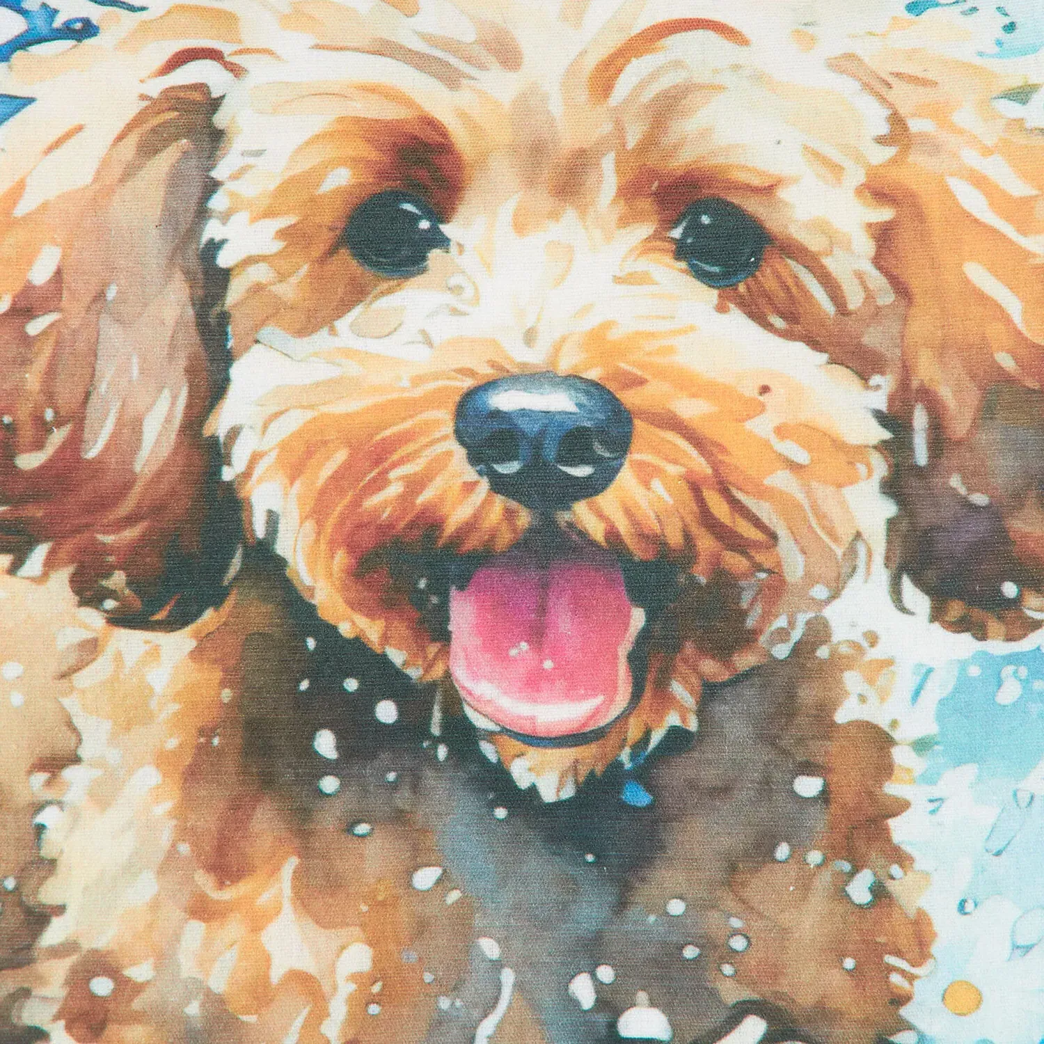 Ada Ingram Cockapoo Cushion - Multicolour