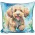 Ada Ingram Cockapoo Cushion - Multicolour