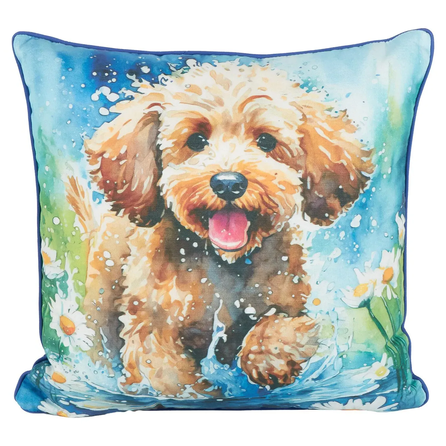 Ada Ingram Cockapoo Cushion - Multicolour image