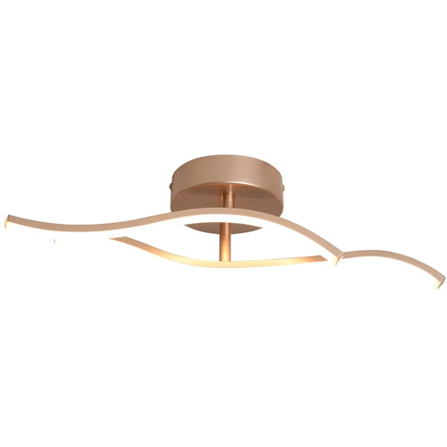 Adara Wavy LED Ceiling Light - Champagne