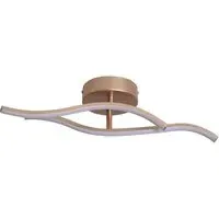 Adara Wavy LED Ceiling Light - Champagne